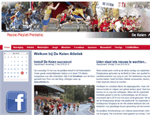 Tablet Screenshot of dekeienatletiek.nl